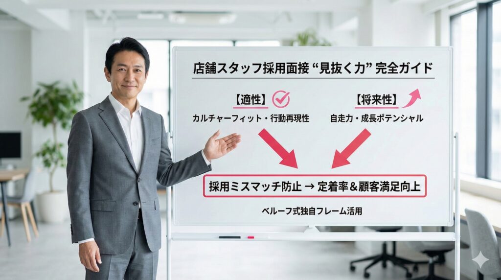 店舗スタッフ採用面接”見抜く力”完全ガイド